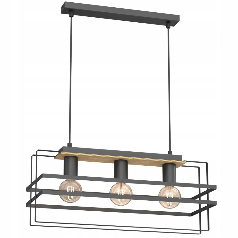 Kovová 3-bodová závesná lampa Kortez 4454 Luminex