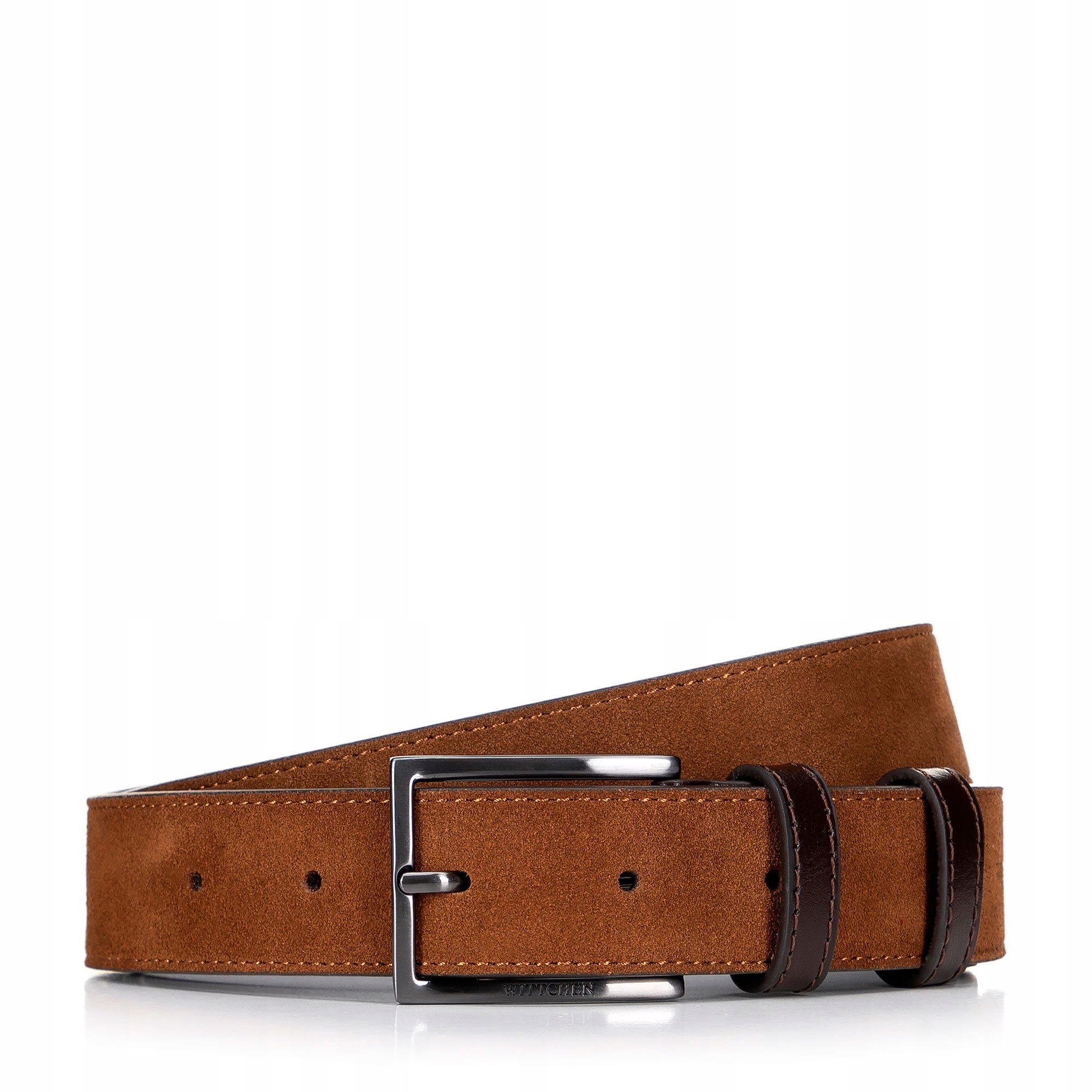 Hnědý kožený pásek pánský Wittchen 100-8M-912-4 110 cm