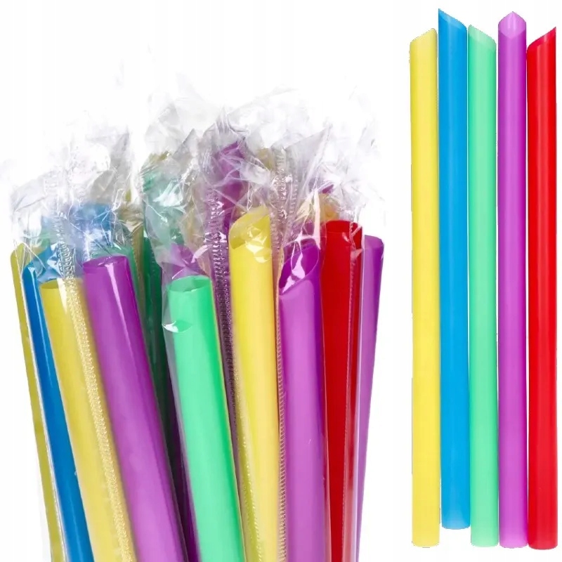 

Słomki rurki do Bubble Tea plastikowe 12mm x 20cm
