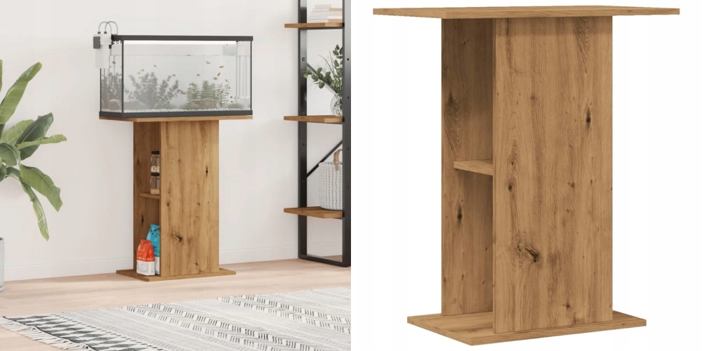 Levně Dub artisan, Skříňka pod akvárium, 5 cm, 5x72, 36x60