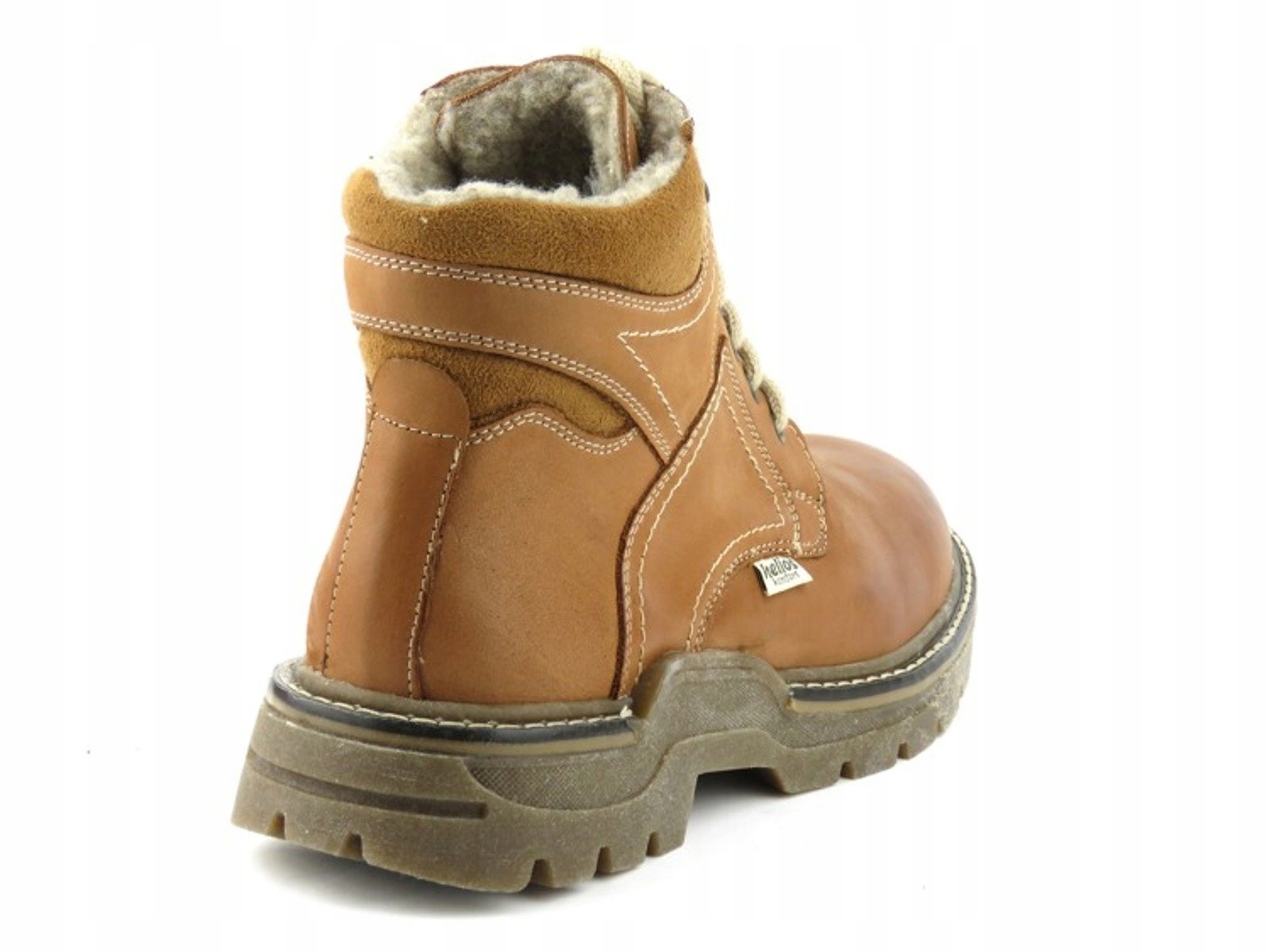 Buty męskie zimowe Helios ciepłe trapery brąz r.41 Długość wkładki 26.5 cm