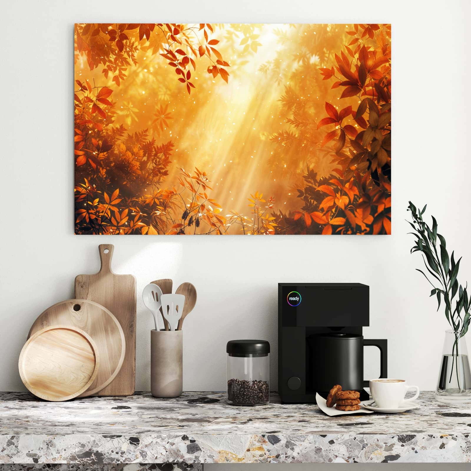 Magnetická tabule Podzimní Les 90 × 60 cm