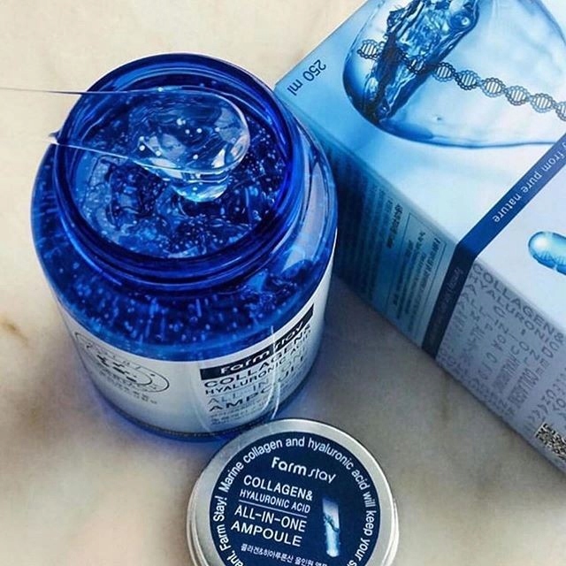 FarmStay Collagen & Hyaluronic Acid All-In-One Ampoule Ampułka Nawilżająca Stan opakowania oryginalne