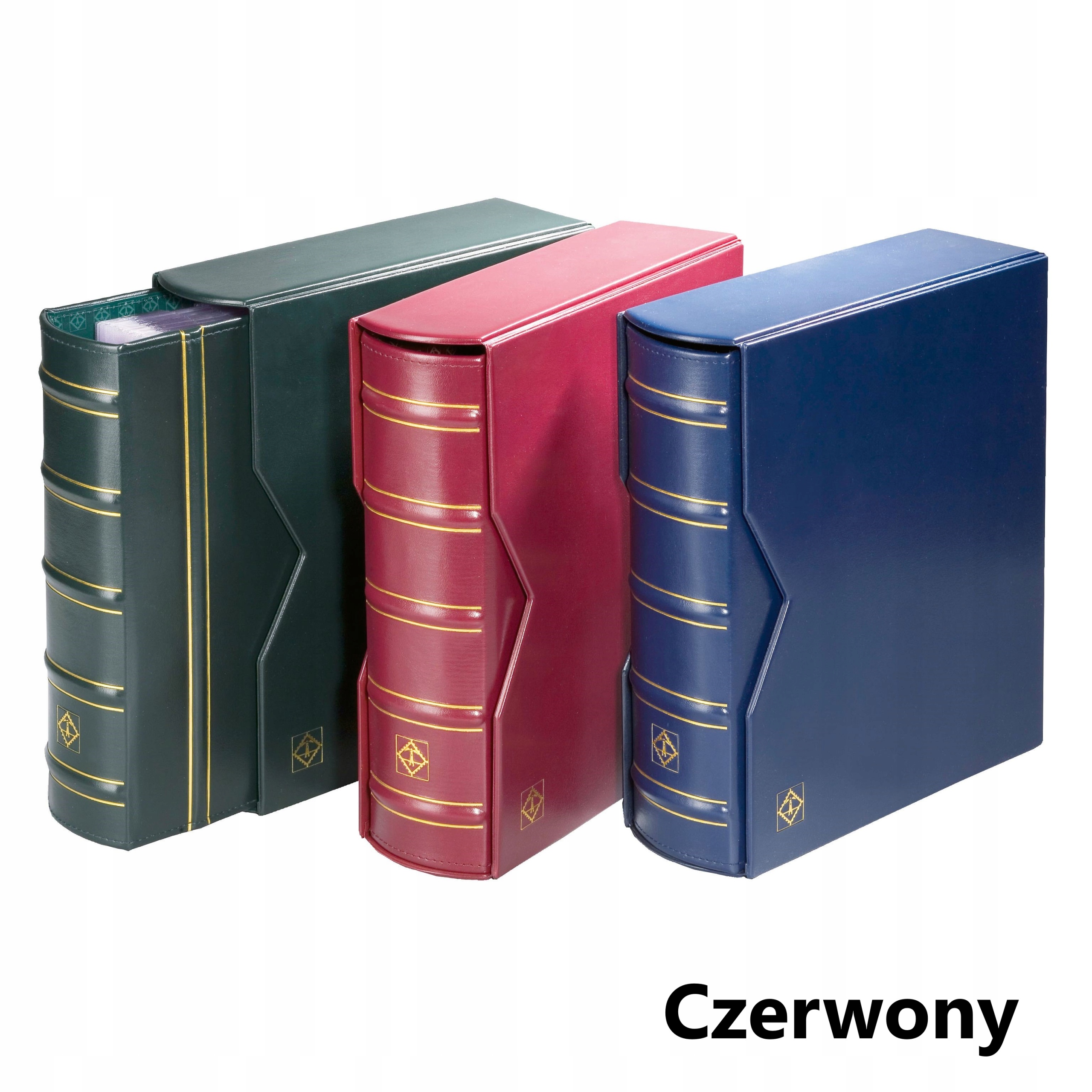 Album Pouzdro Na Známky 20 Stran Optima Gigant Červené MM-Sbírky