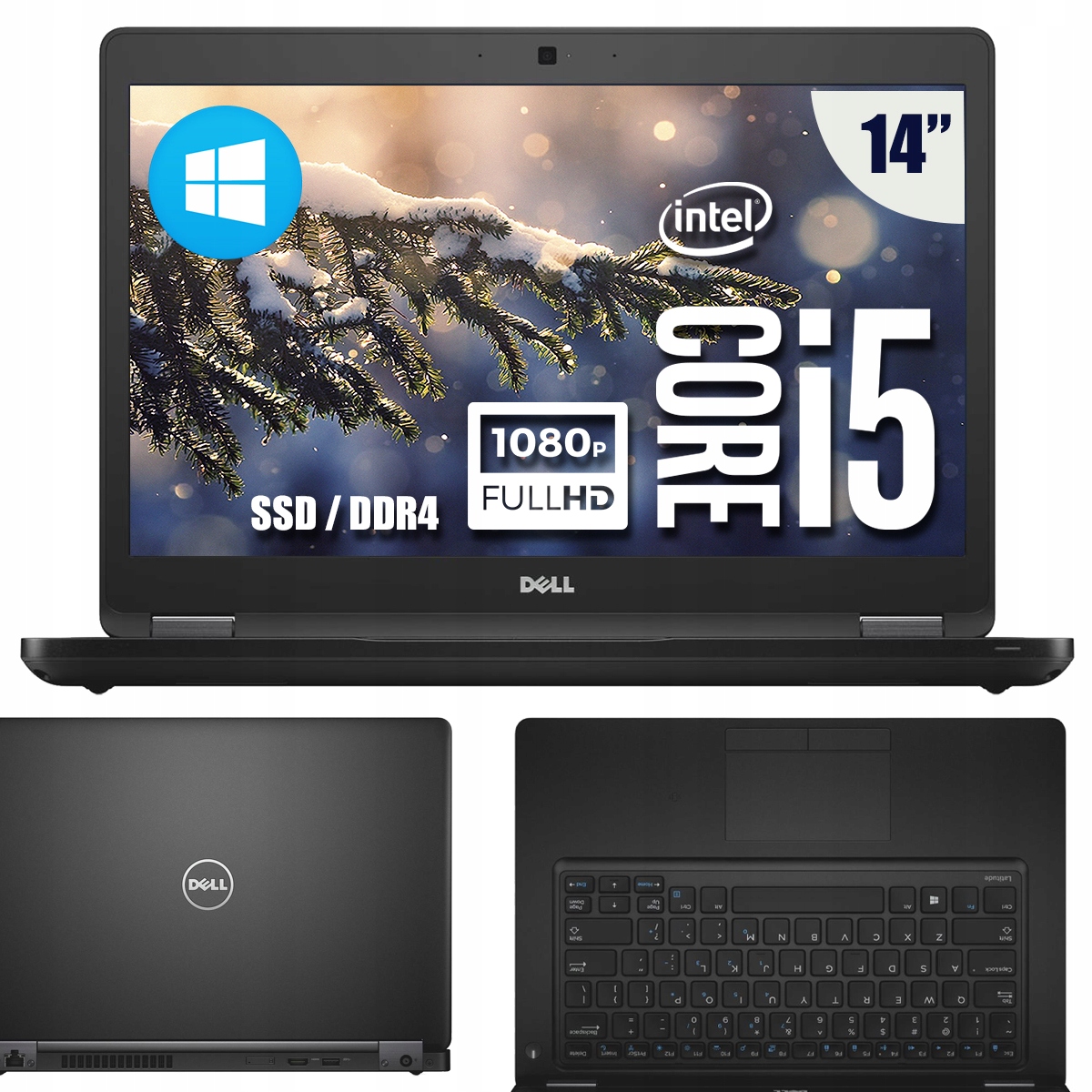 

Profesjonalny Dell 14 i5 Quad Core 16GB 512GB Ssd