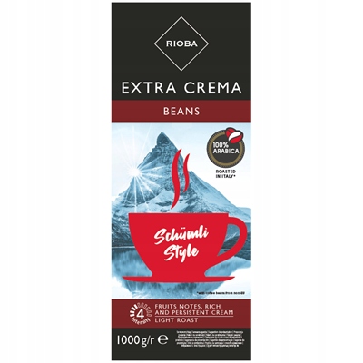 Levně Káva zrnková Extra Crema Rioba 1 kg