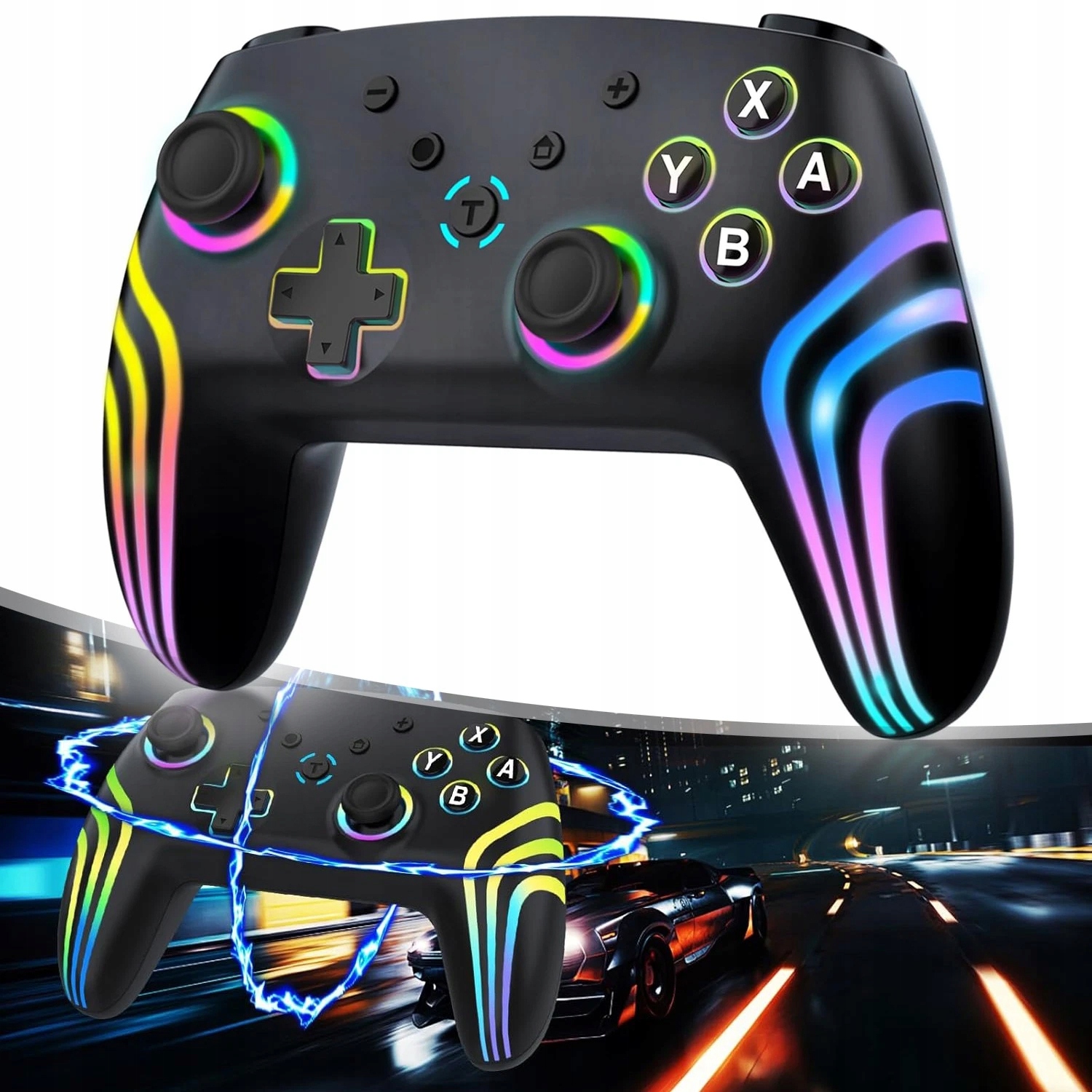 Pad Bezprzewodowy Kontroler Gamepad do Pc Switch Android iOS Oled Lite