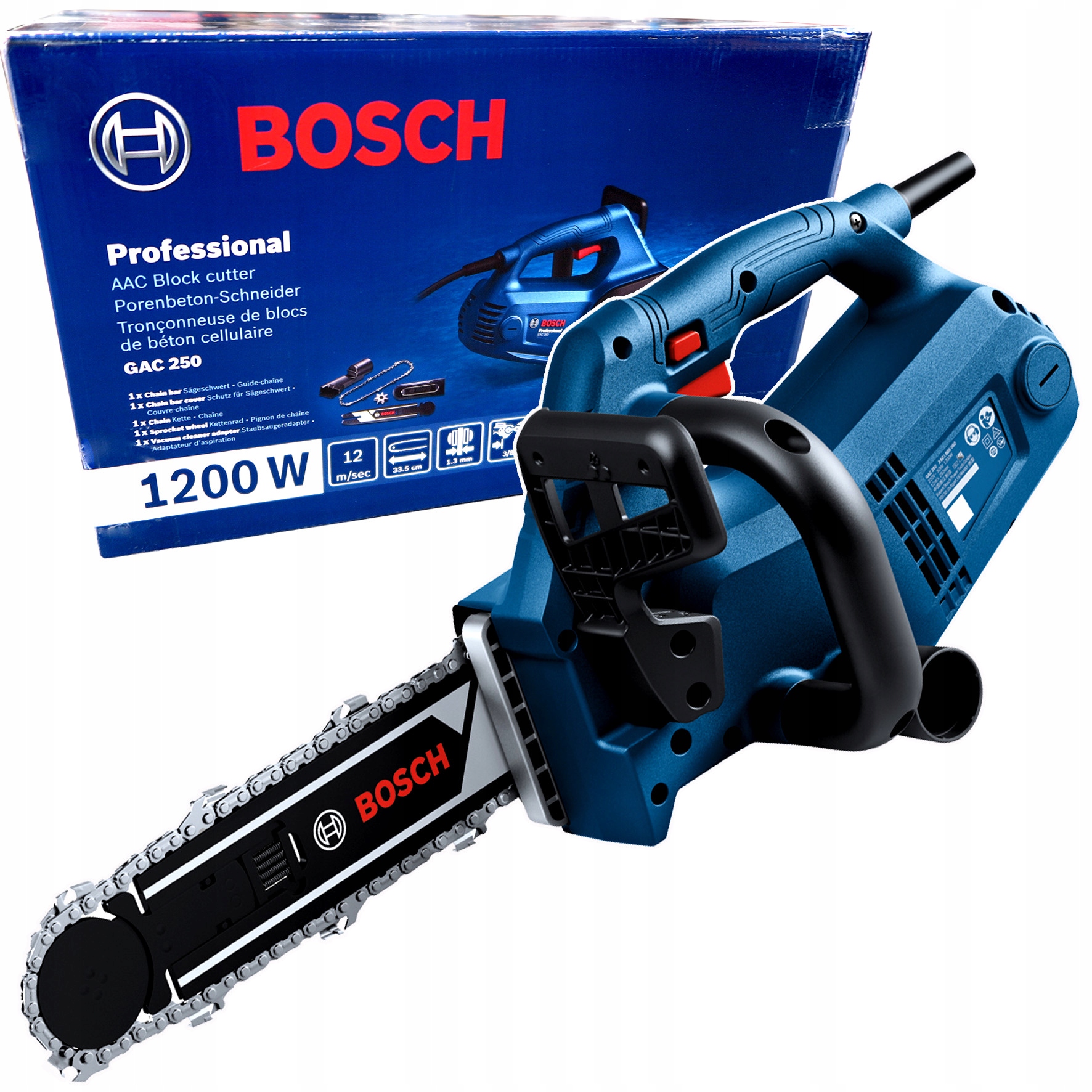 Piła do betonu komórkowego Ytong Bosch Gac 250 06012B6020 1200W 25cm