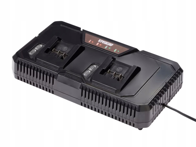 Szybka Ładowarka podwójna Erbauer EMC18-Li dwa wyjścia 18V 2x 6A