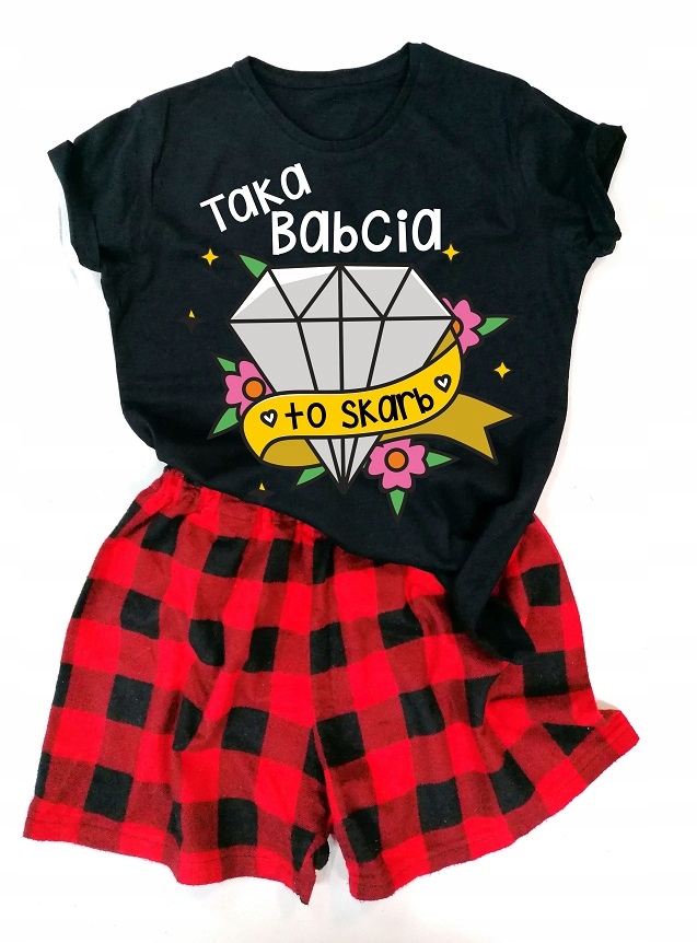 Dámské bavlněné Pyžamo Dárek Den babiček XXL