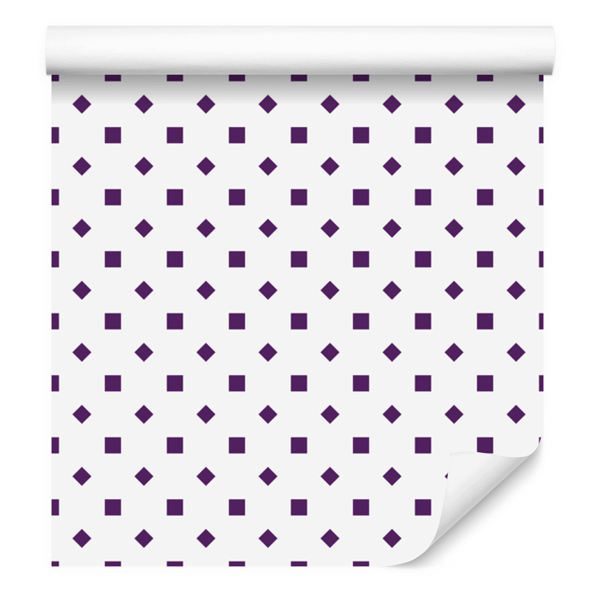 Tapeta Puntíky světle šedá a bílá, pozadí bílé 50x1000 cm