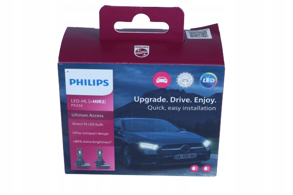 Philips Žiarovka Ultinon Access 2500 Led HIR2 12V 20W PX22D (žiadna Ece) 2KS