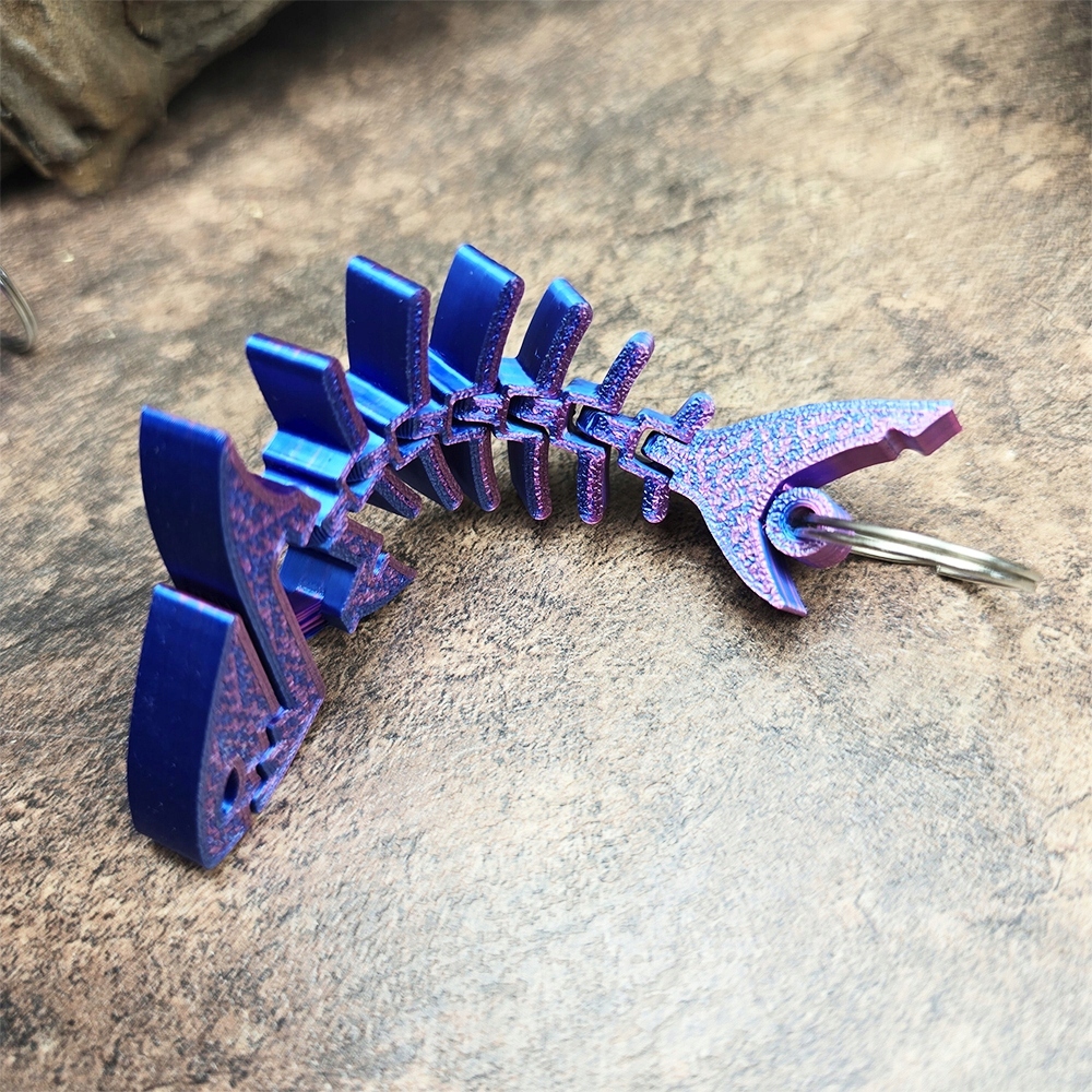 Keychain Rekinek z Tik Toka Keyrambit + Nóż Breloczek do Kluczy 3D Marka bez marki