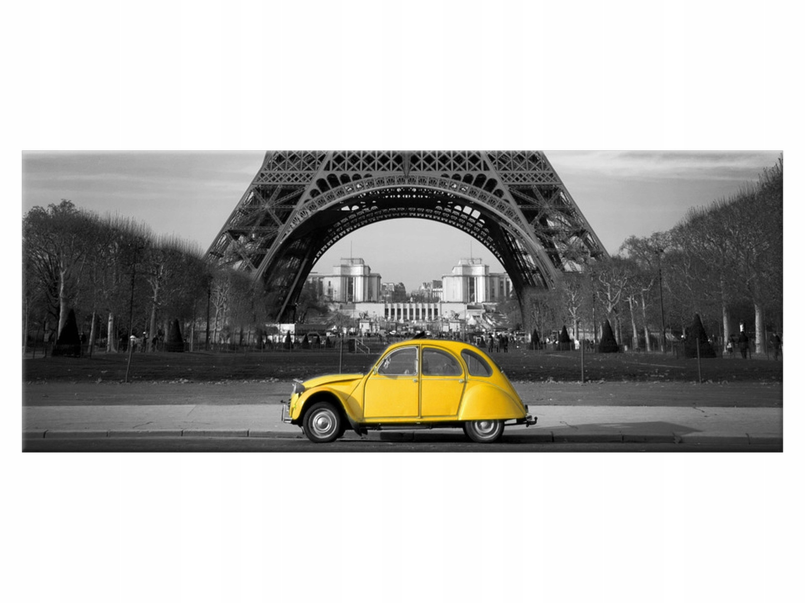 

Obraz Żółte autko 100x40 Pejzaż 1807A_1I do salonu