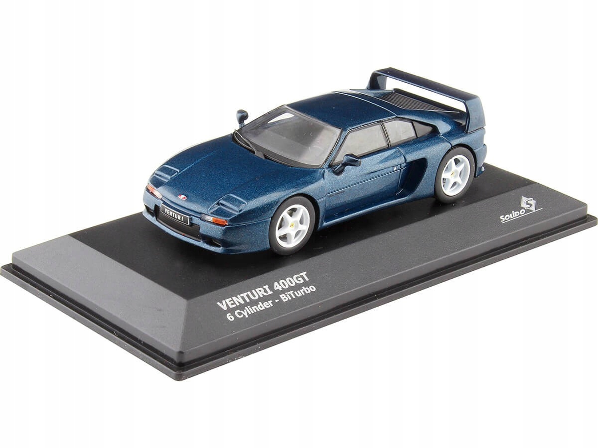 Solido Venturi 400 Gt 1994-1997 Modrá metalíza 1:43