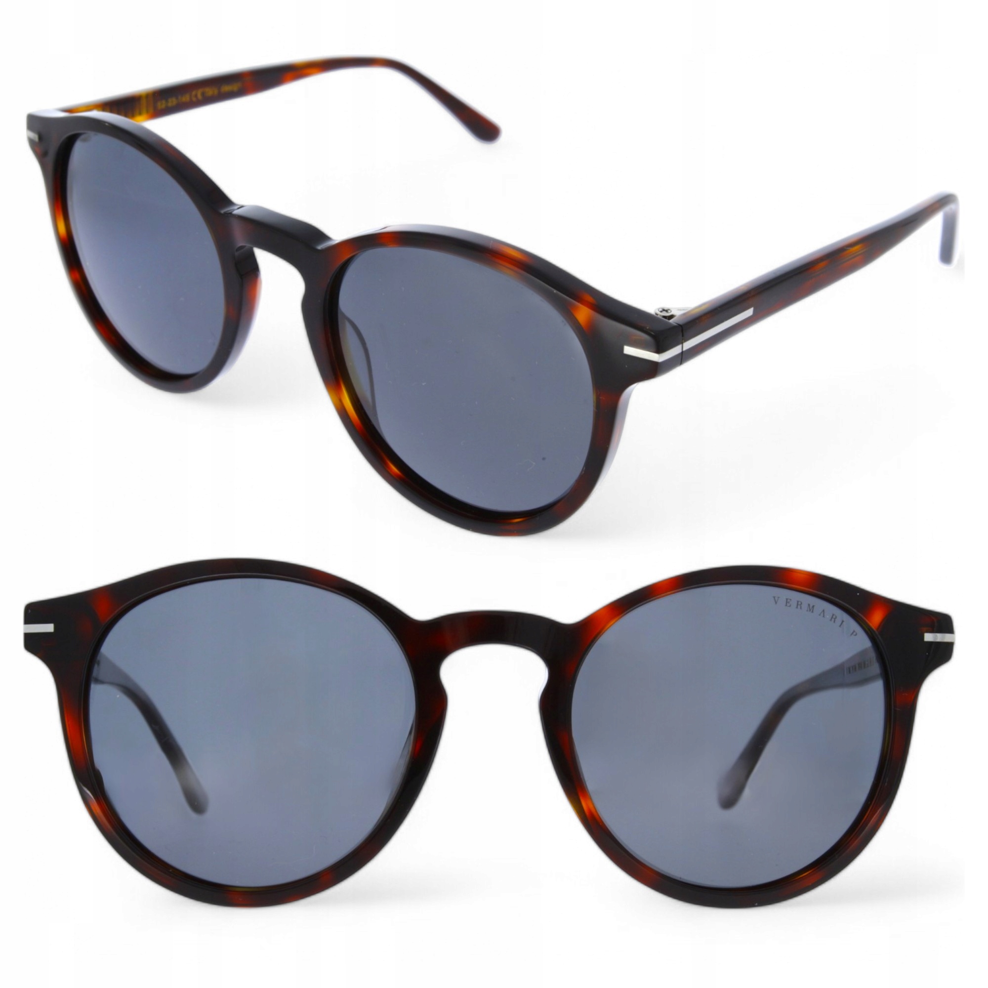 Dámské sluneční brýle s polarizací Filtr UV400 Kulaté Hemme