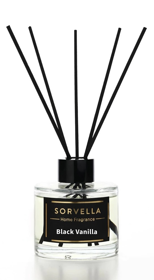 SORVELLA BLACK VANILLA zapach do domu dyfuzor zapa