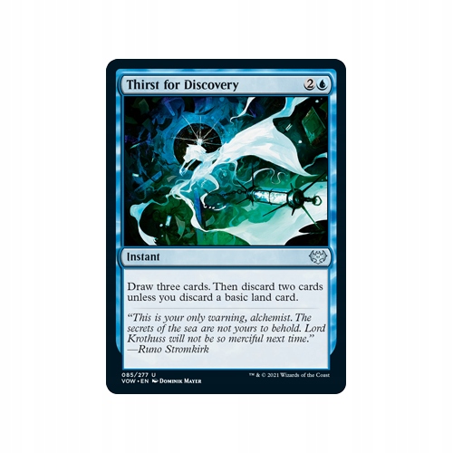 Mtg 2x Thirst for Discovery (Uncommon)