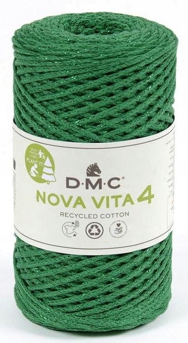 Nova Vita šňůra fi3.5mm 08 zelená metalizovaná