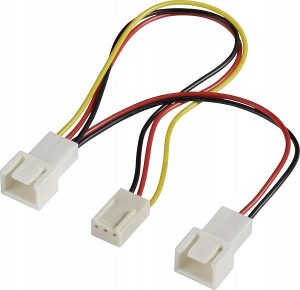 

Kabel 3-Pin 2x 3-pin 12V 0,15m rozgałęziacz Fan