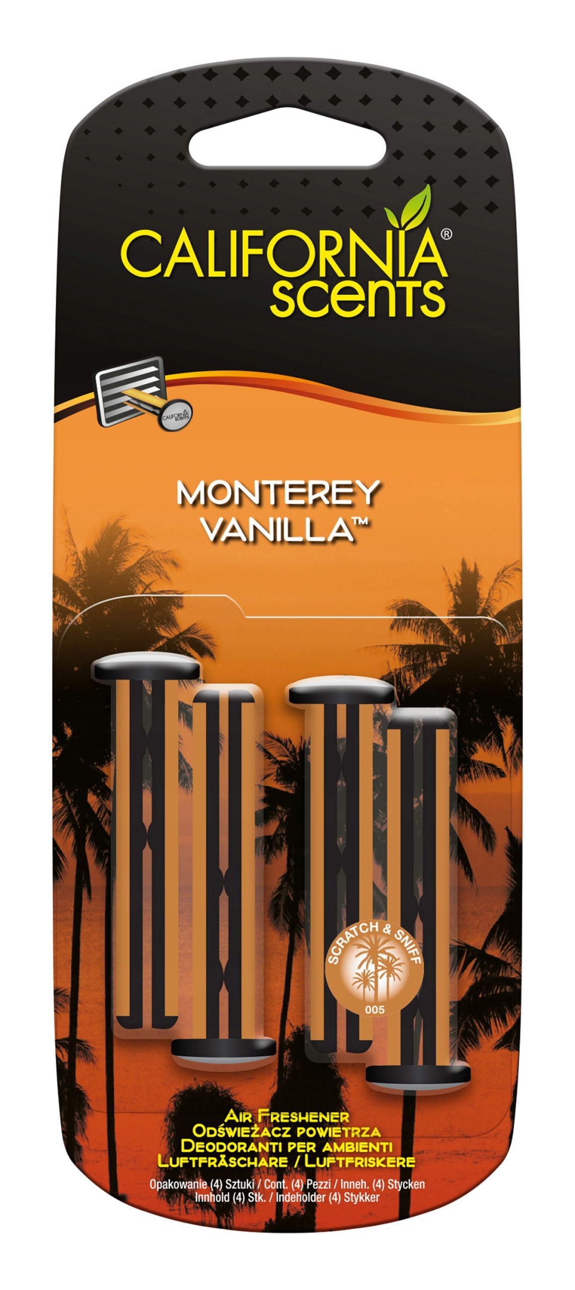 

California Scents Vent Sticks Vanilla zapac nawiew