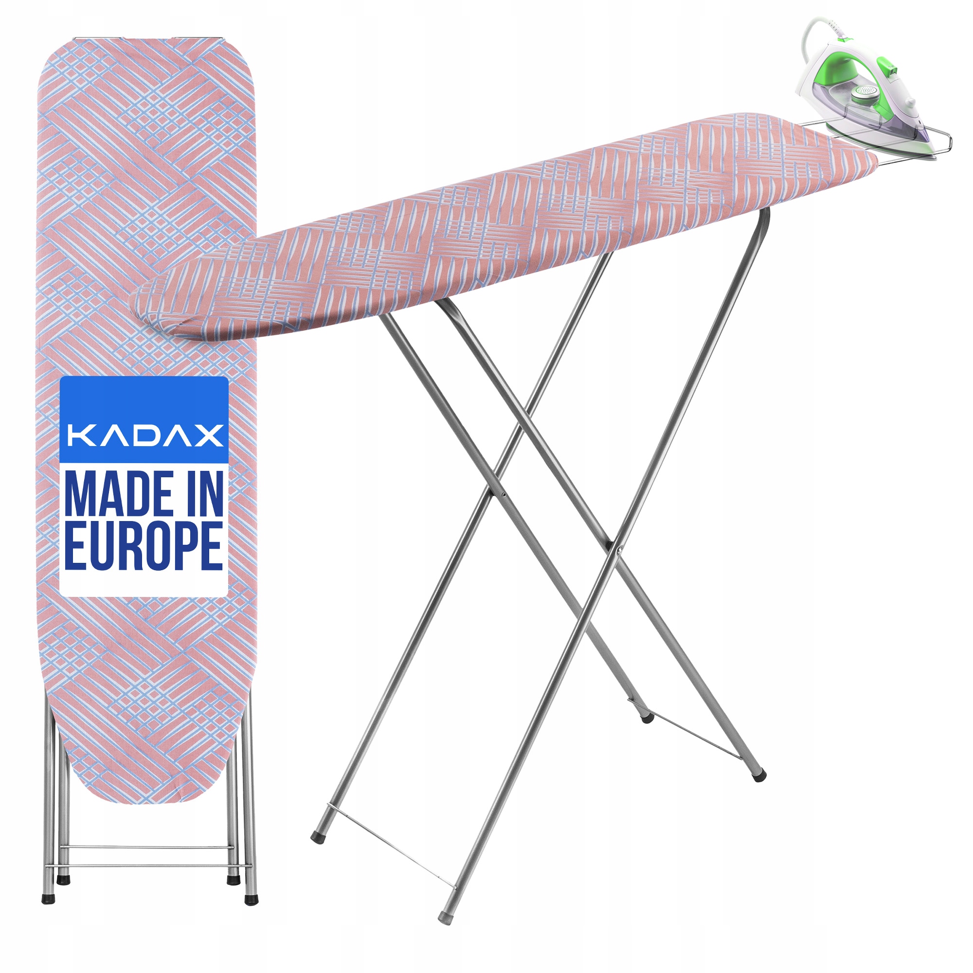 Žehlicí Prkno Skládací 104 x 30 cm S Držákem Na Žehličku Lehké A Malé
