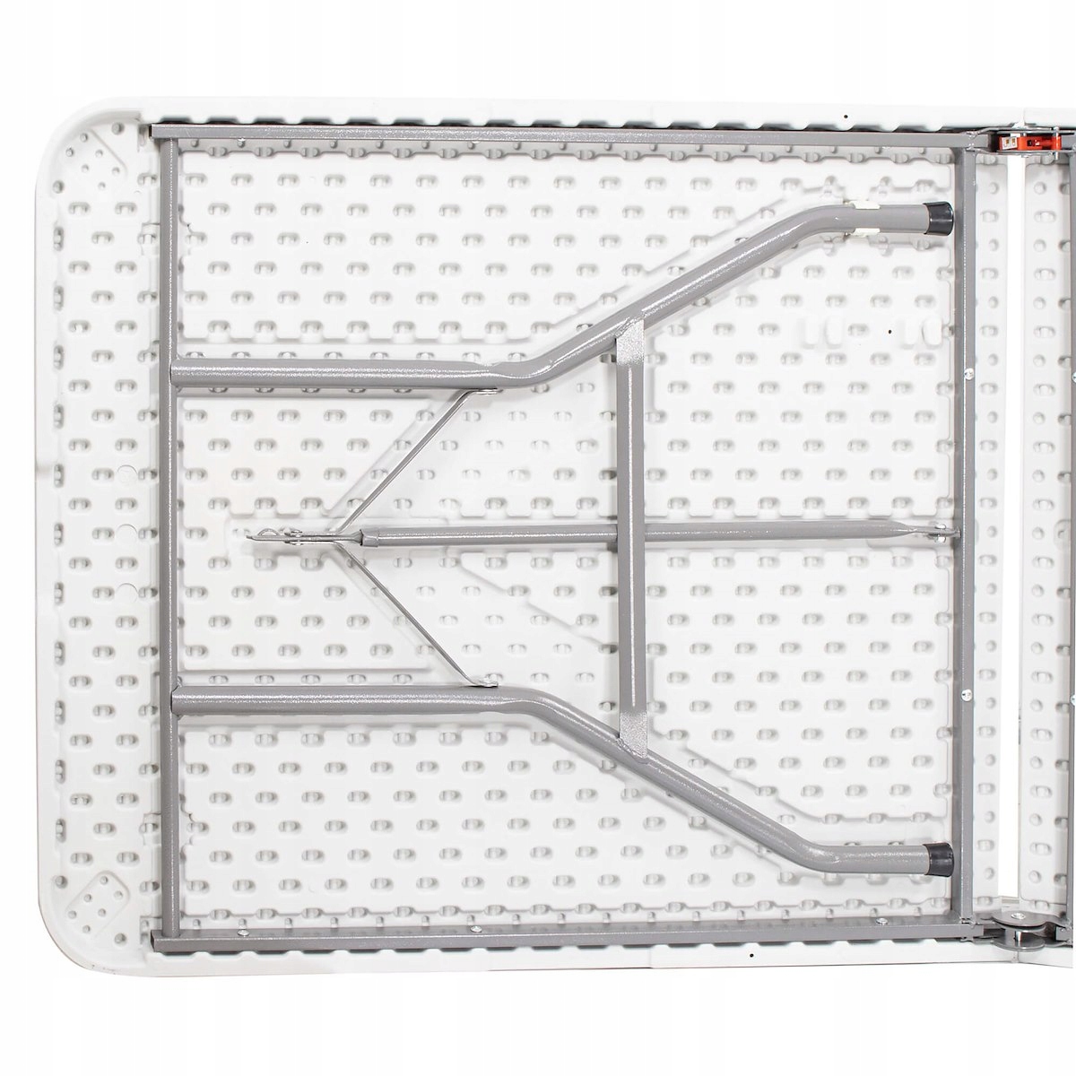 STÓŁ OGRODOWY SKŁADANY CATERINGOWY BANKIETOWY ROZKŁADANY BIAŁY 240x75cm Producent Springos