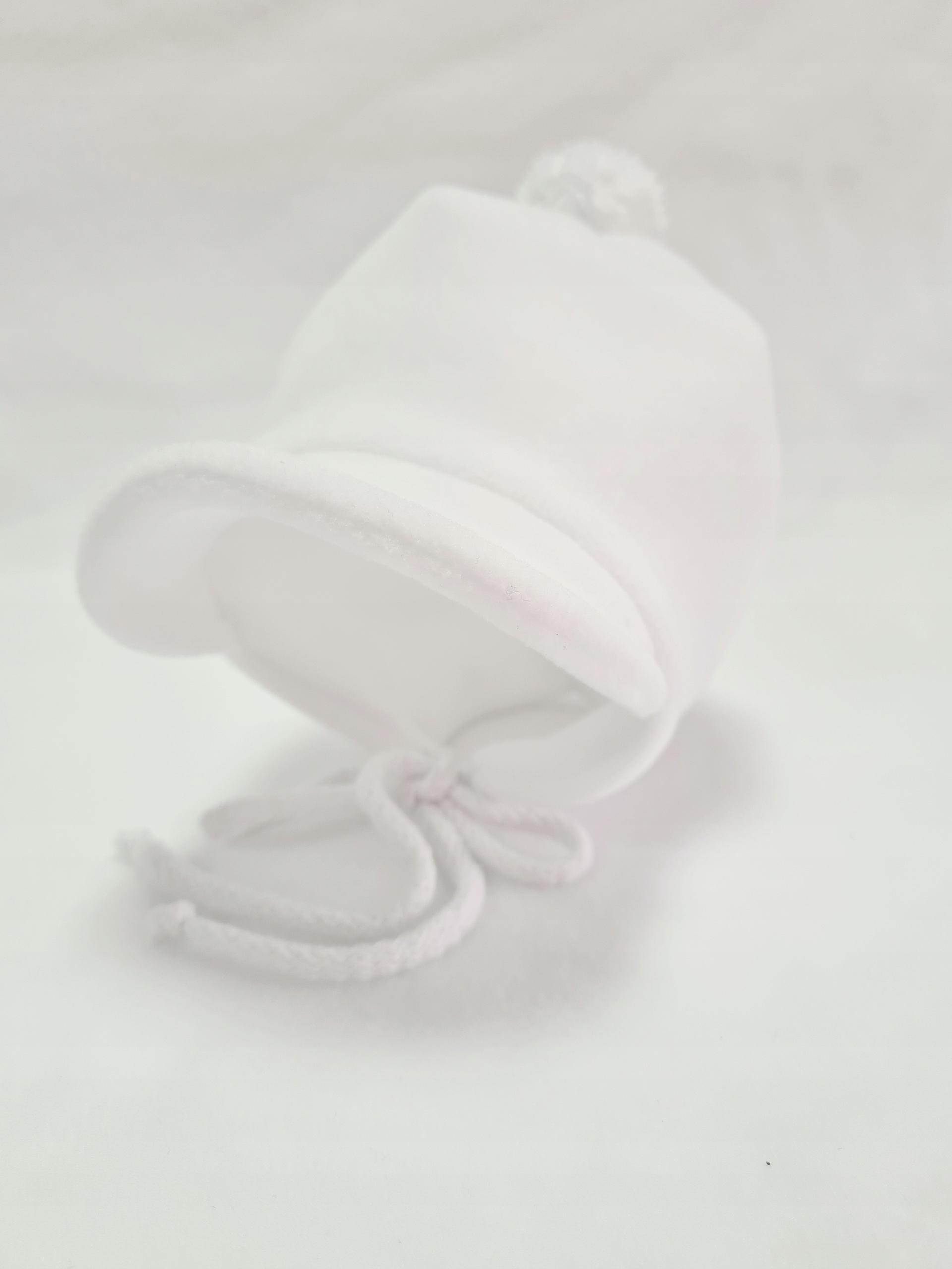 Czapeczka polarowa biała chrzest ZUZA 38-40 Marka Inna marka