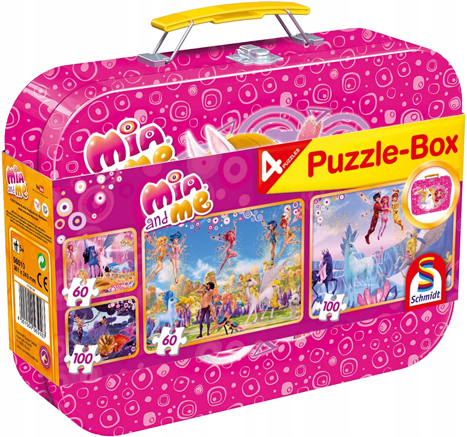 

Puzzle Schmidt Mia i Ja walizka box 4w1 320 el.
