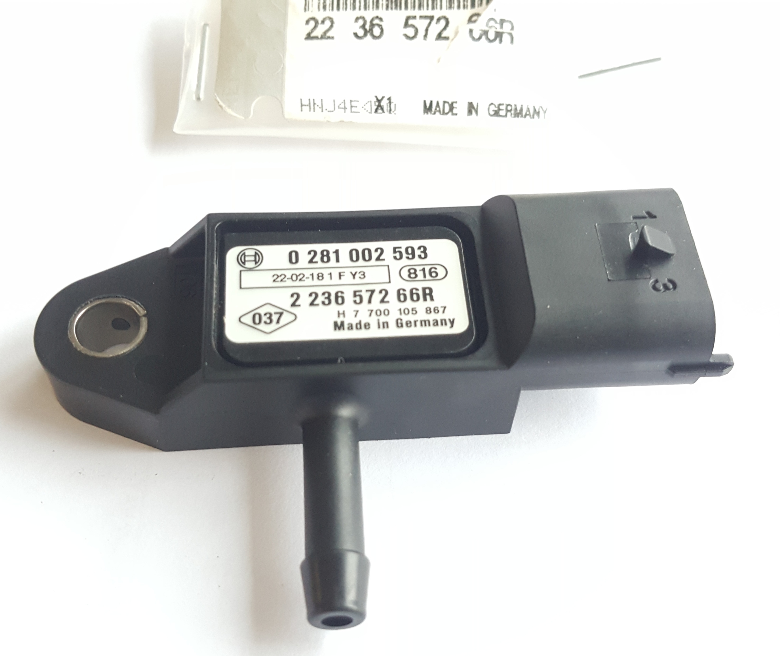 0281002616 - OPEL VIVARO 1.9 DTI ДАТЧИК ДАВЛЕНИЯ НАДДУВА