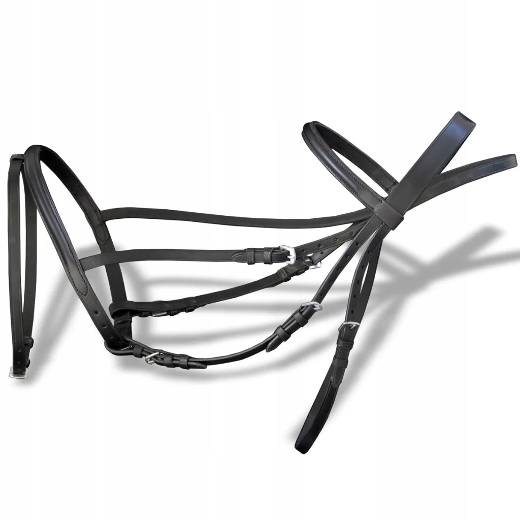 Skórzane ogłowie dla konia z wędzidłem i wodza Marka inna