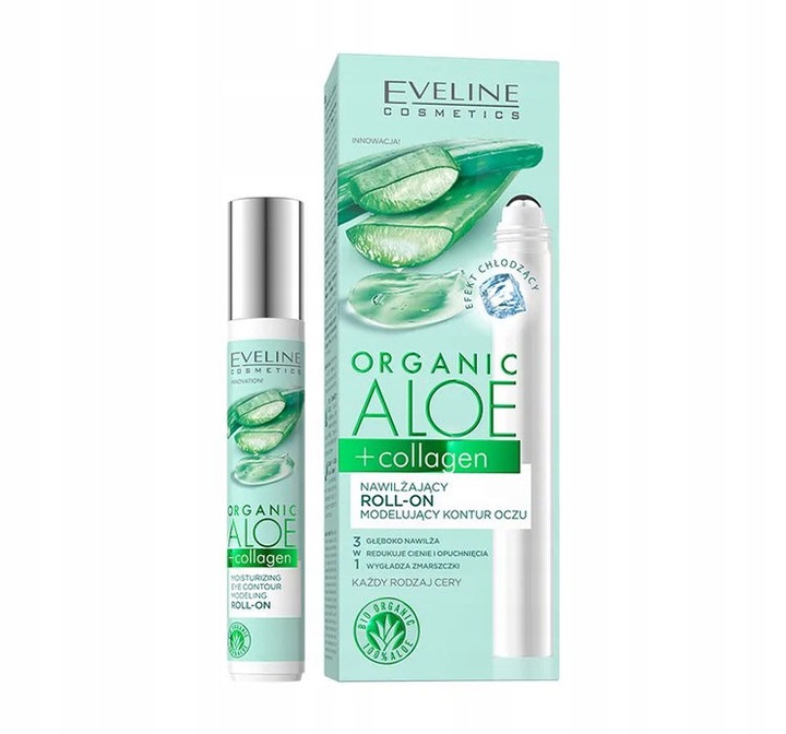 EVELINE ORGANIC ALOE WYGŁADZAJĄCE SERUM WOKÓŁ OCZU