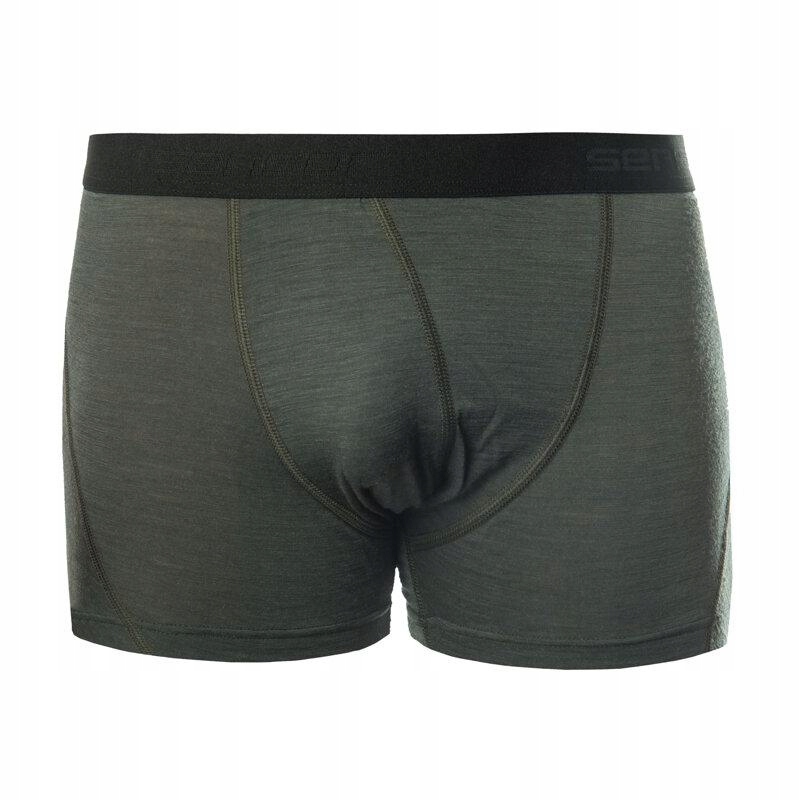 Sensor Trenky Merino Air pánské olivová zelená S