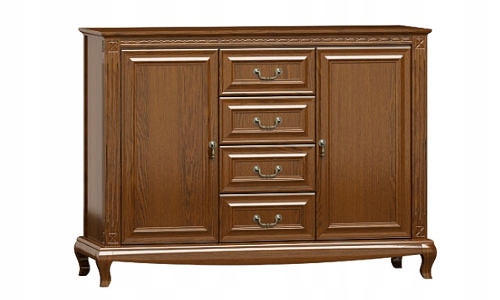 Zmontowana komoda ludwik KASHMIR R08 Orzech Włoski