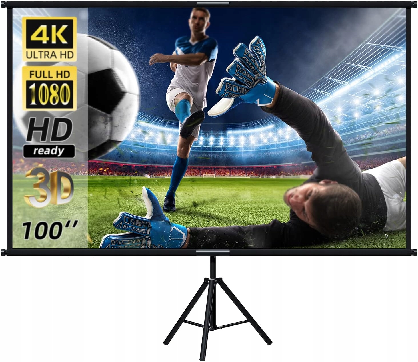 Projekční Plátno S Rámem 16:9 100 Palců, přenosné