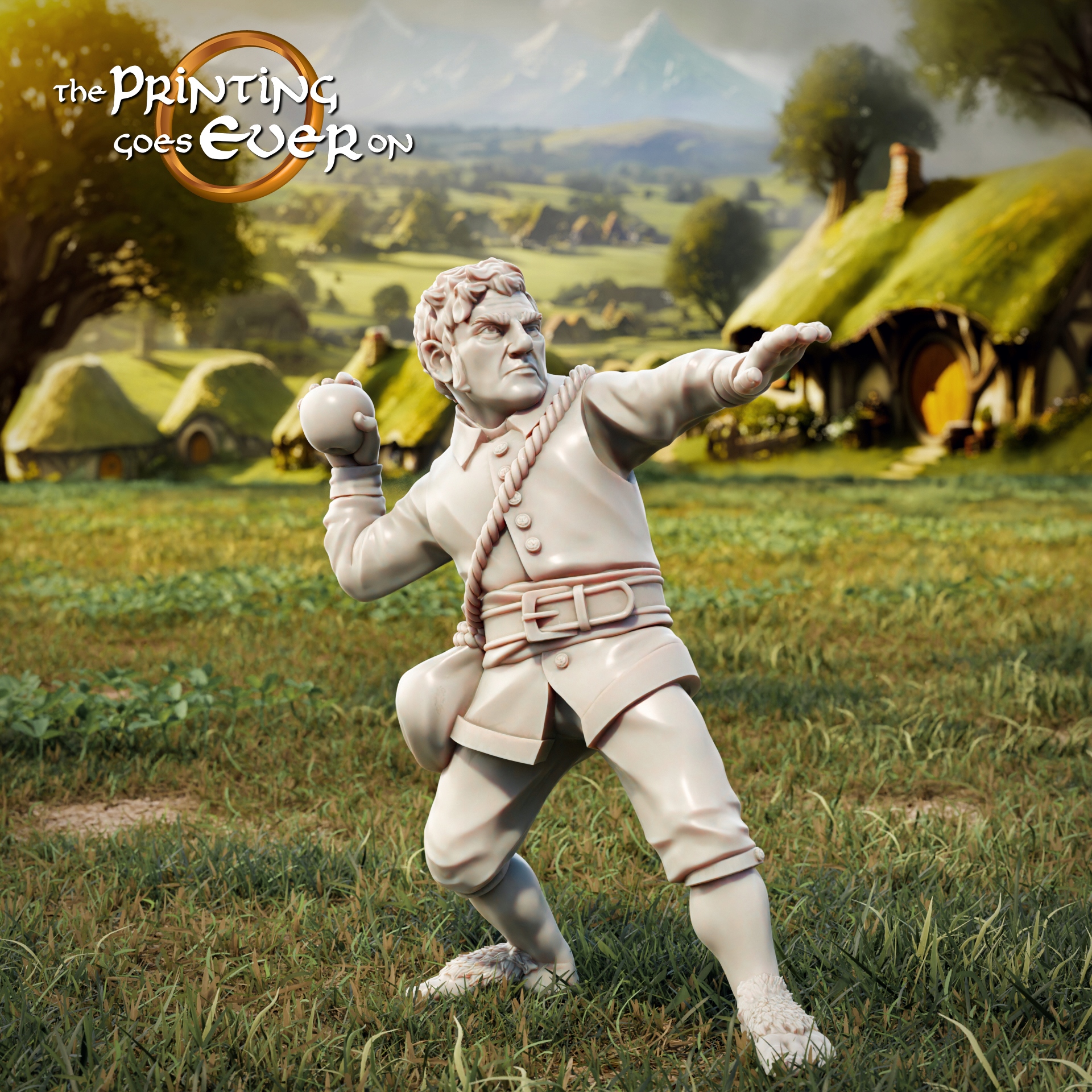 Halfling Thrower The Printing Goes Ever On