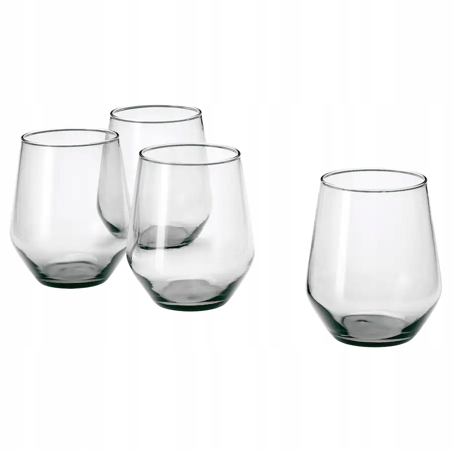 

Ikea Ivrig Szklanka szary 45 cl 4 sztuki