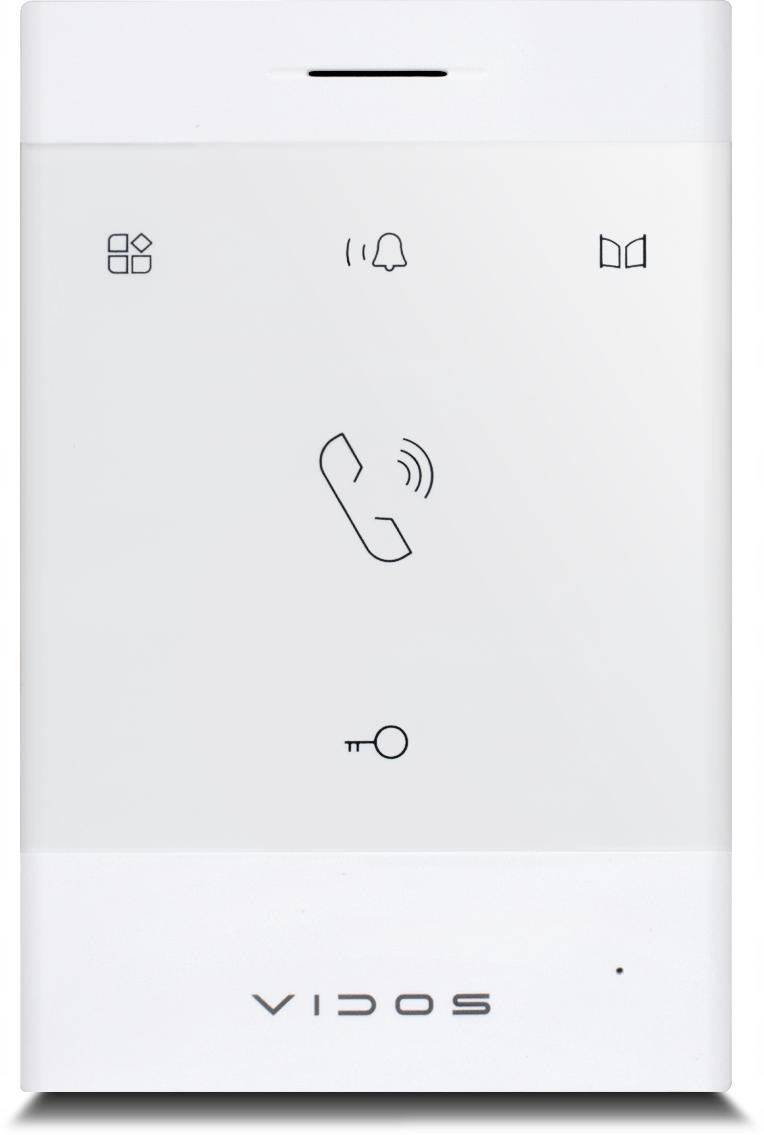 Unifón Vidos Ipx M110-U pre videovrátnik, duplex, PoE, 138 x 90 mm