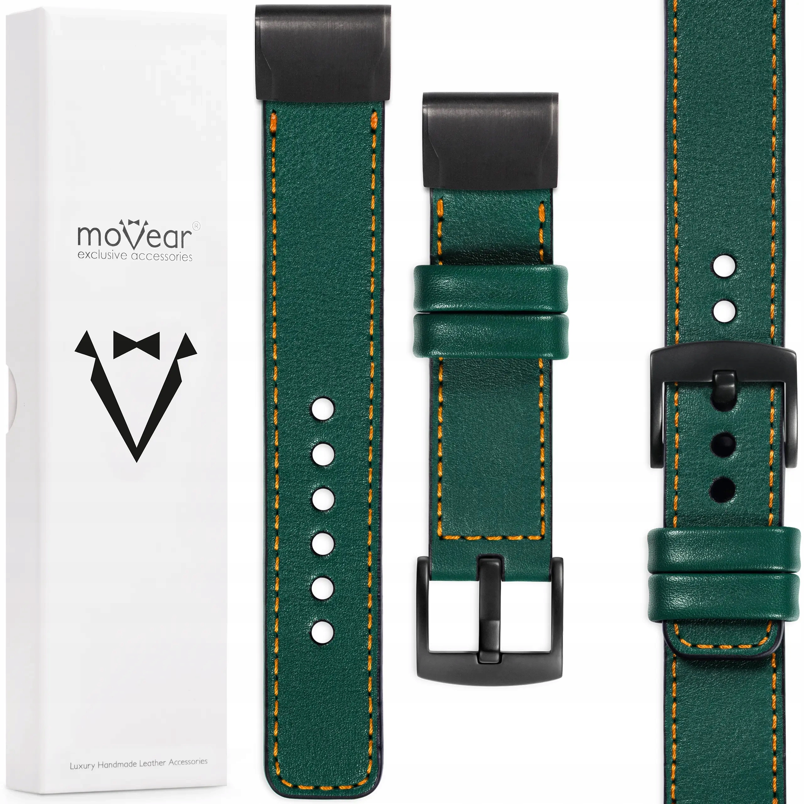 Pásek pro Garmin Fenix 8s 7s 6s 5s Instinct kožený QuickFit 20 exkluzivní