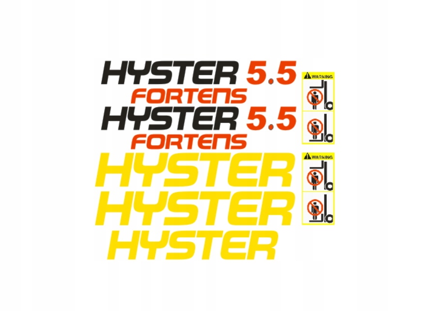 Samolepící nálepka Hyster 5.5 Fortens