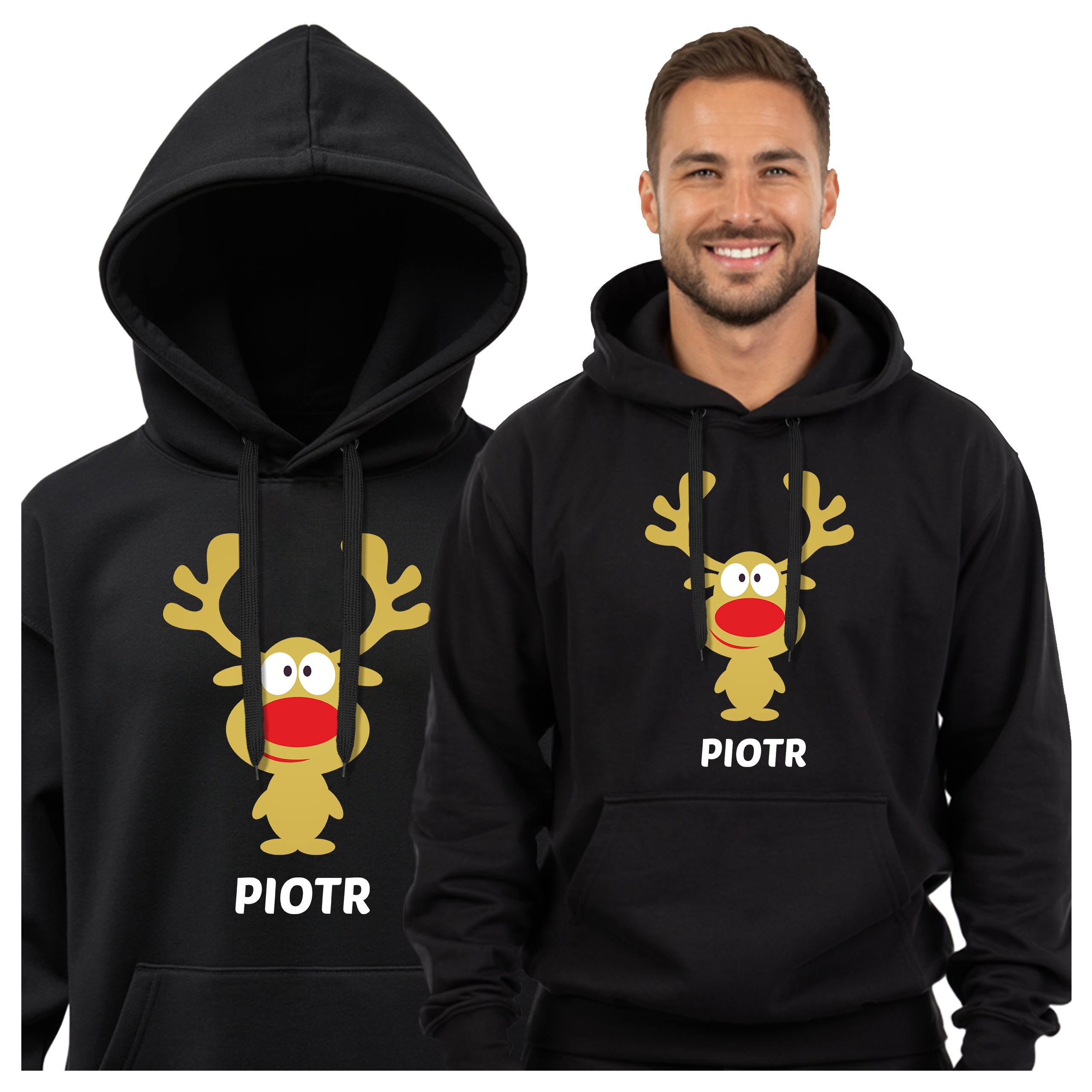 Pánská Mikina Na Vánoce Dárek Sob Personalizované Jméno 3XL