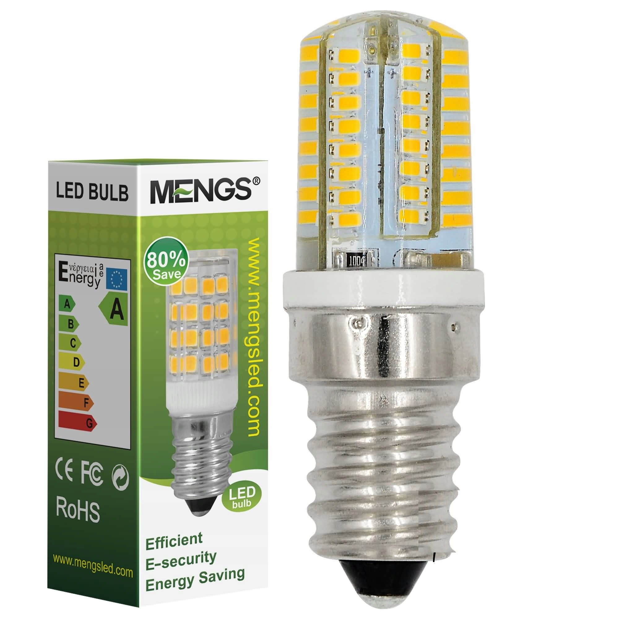 

Żarówka Led E14 3W=20W biały ciepły 300lm