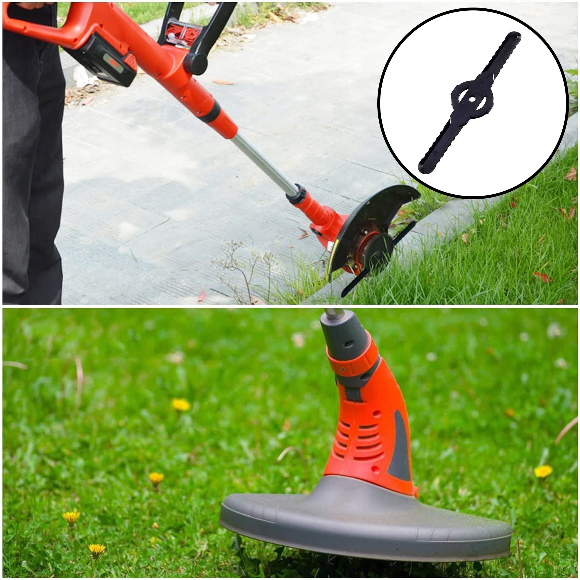 ZESTAW OSTRZY DO PODKASZARKI (30 SZTUK) WYMIENNE OSTRZA RED TECHNIC Waga narzędzia 2 kg