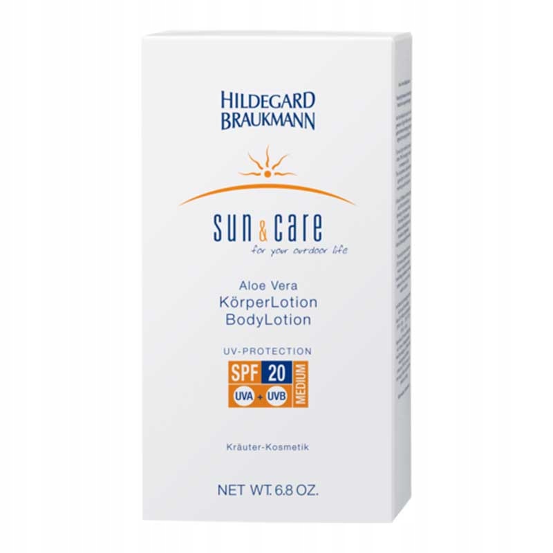 Balsam do Ciała z Aloesem Spf 20 Sun and Care, Hildegard Braukmann