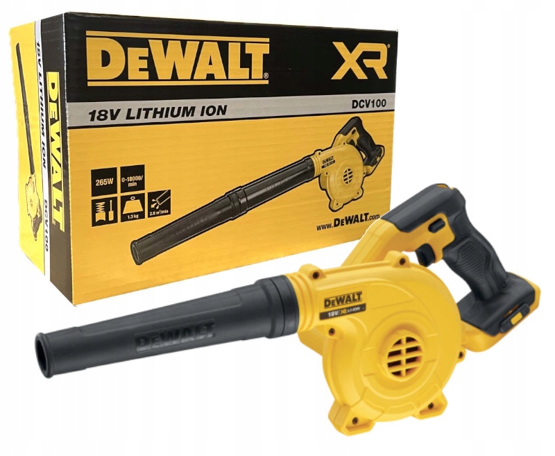 Dmuchawa Akumulatorowa 18V Dewalt DCV100