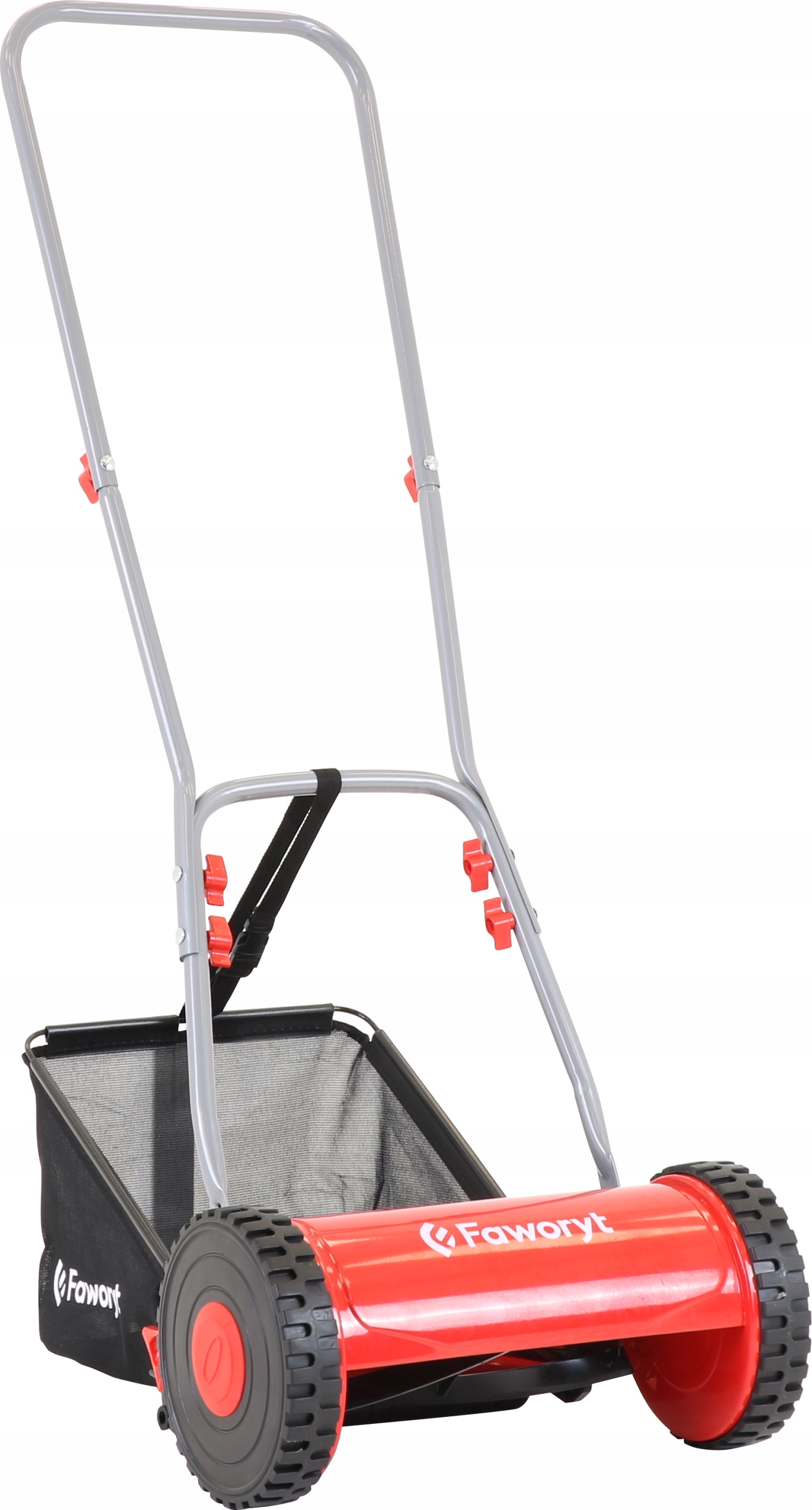MAŁA KOSIARKA RĘCZNA PCHANA WRZECIONOWA 30CM Kosz z koszem