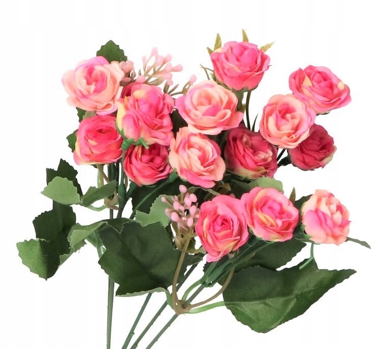 

Róża Róże Bukiet Róż Sztuczne Kwiaty Gałązki 32CM
