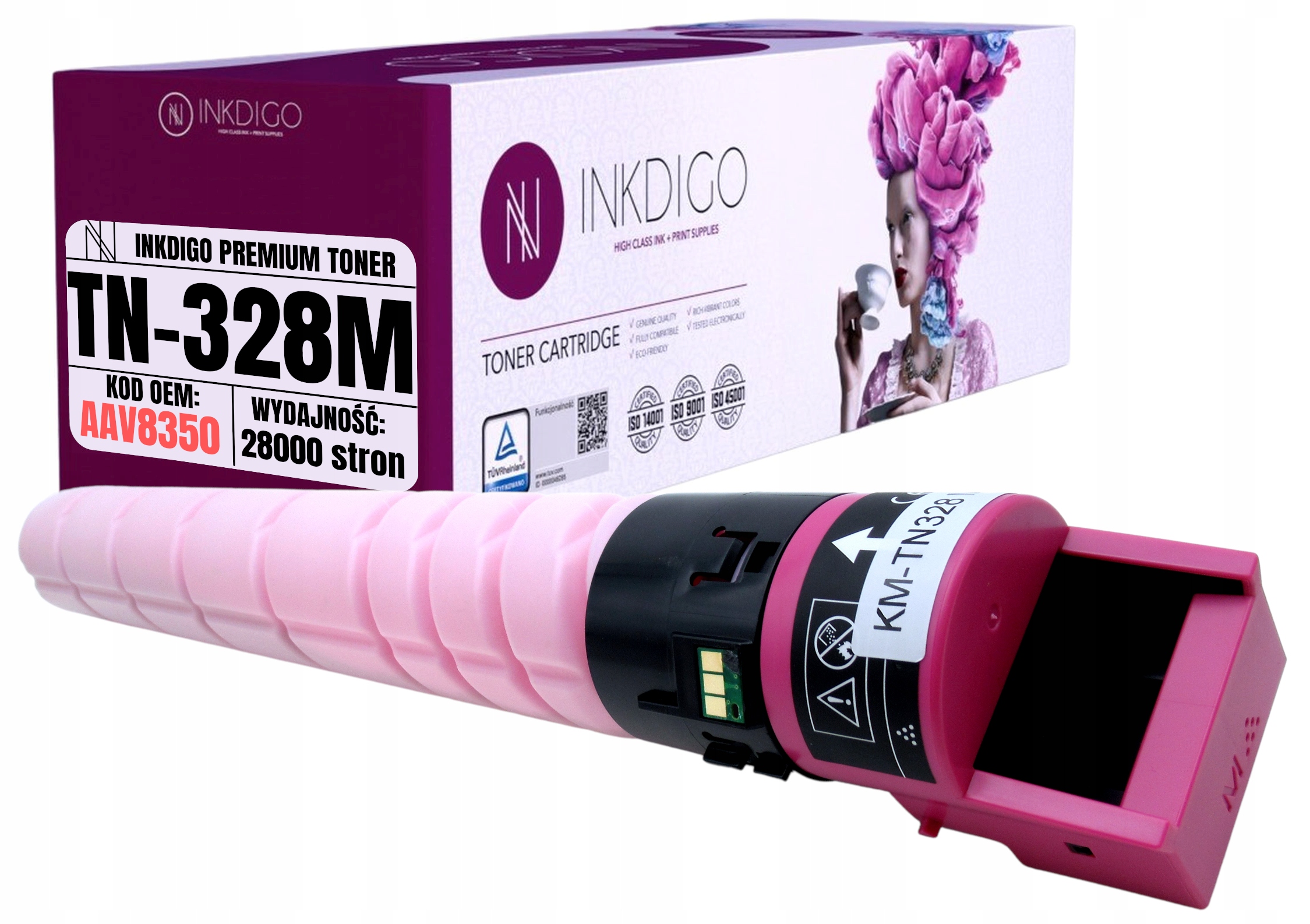 TN328M Toner Náhrada Pro Tiskárny Konica Minolta Bizhub C250i C300i C360i