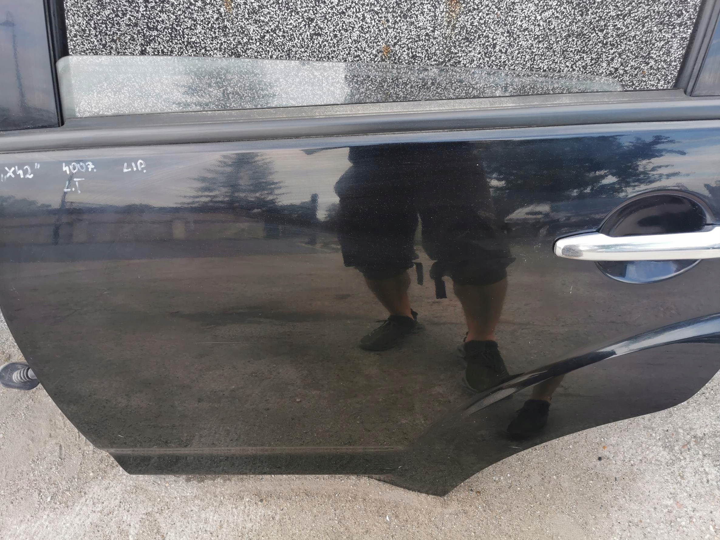 door complete left rear part PEUGEOT 4007 X42 07-12