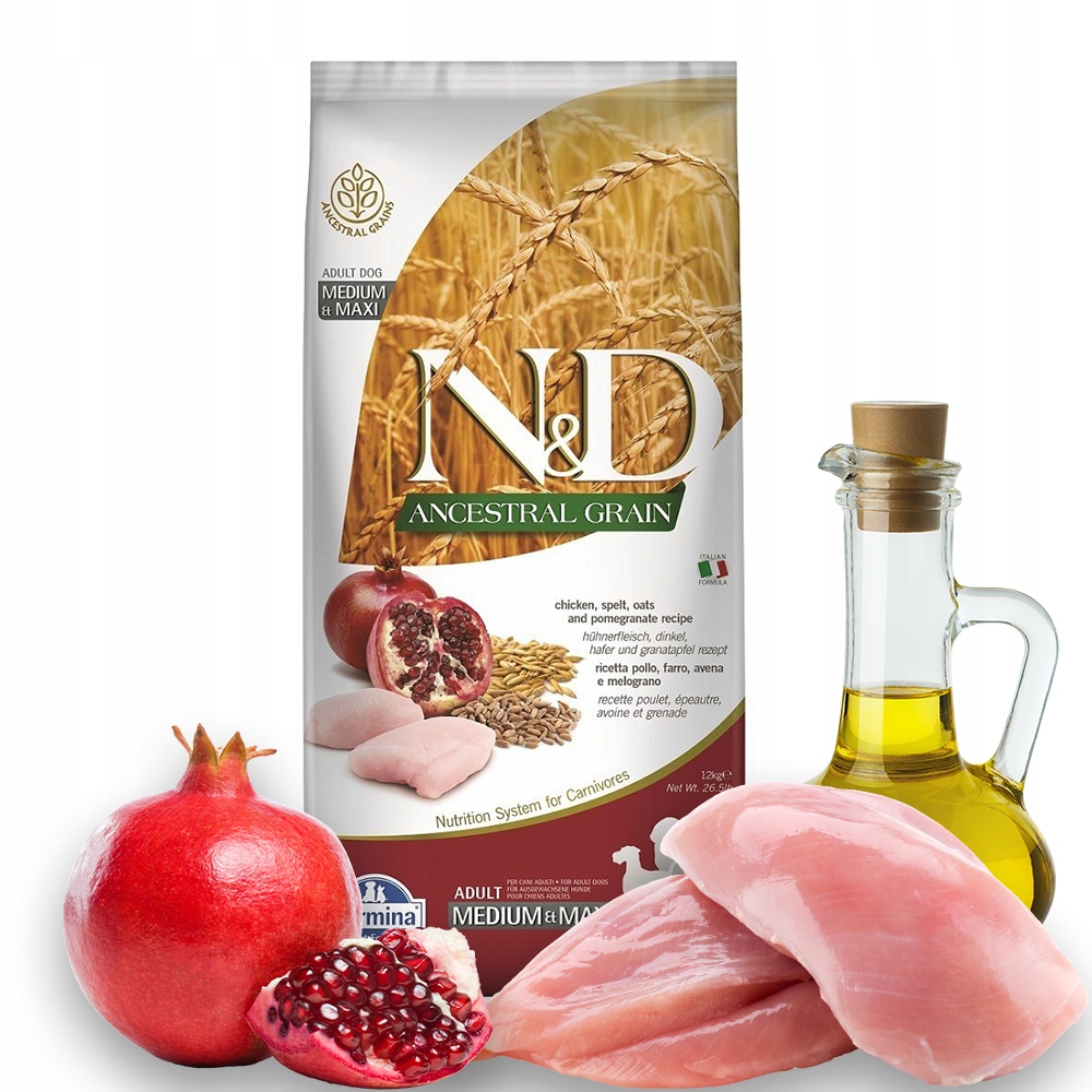 Nd Ancestral Grain Chicken Medium Maxi Adult 12kg